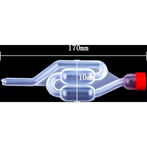 4pcs Water Seal Exhaust One way Home Brew Wine Fermentation Airlock Sealed Plastic Air Lock Check Valve For Juice Fermentation