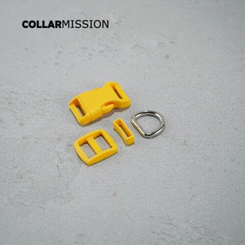 50pcs/lot(plastic buckle+Tri-Glid+square keeper+D ring) DIY dog collar 20mm webbing sewing quality accessory premium 17 kinds