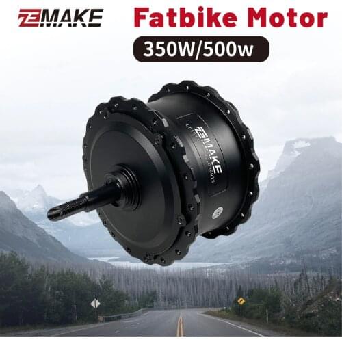 Fat Motor 36V 250/350/500W Brushless Gear Front Motor Rear Freewheel Motor for Fat Electric Bicycle Snow E-bike ZEMAKE