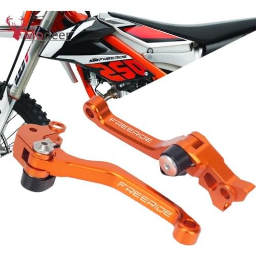 FREERIDE 250-R FREERIDE300 Motorcycle CNC Aluminum Shorty Brake Clutch Levers For KTM FREERIDE 250R 300 2014-2017 2016 2015