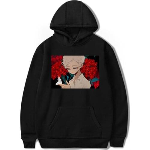Promised Neverland Hoodie Unisex leisure Fashion Anime Warm Print Long Sleeve Student Hooded Winter Pullovers Loose Sweatshirts