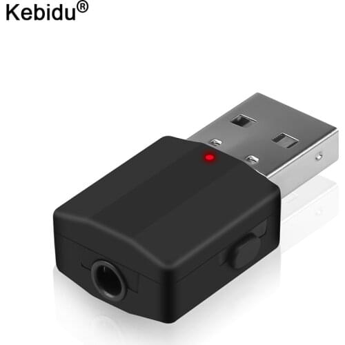 Kebidu 2 In 1 Bluetooth 5.0 Transmitter Adapter TV Receiver USB Bluetooth Wireless Adapters For PC Car Kit + Button Switch