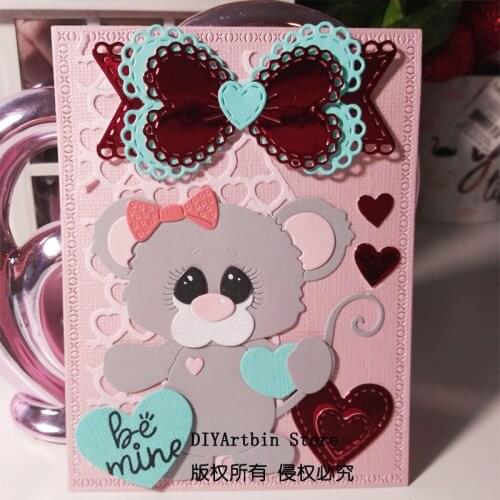 Mouse Layering New Dies For 2020Embossing Metal Cutting Die For Scrapbooking Paper Craft Die Free Shipping