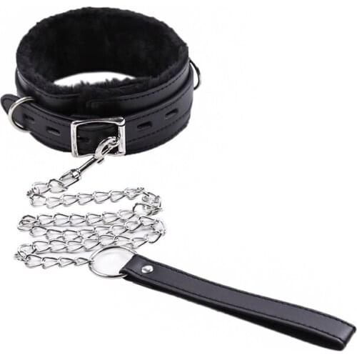 Sex Toys Bondage Leather Necklace Erotic Fetish Adult Games Necklace For Couples Flirt Sex Product For Women