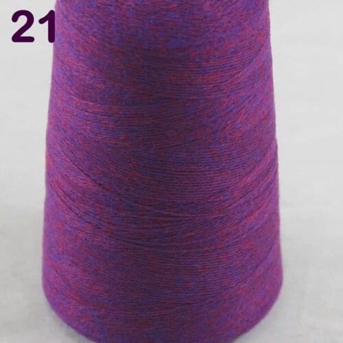 Sales 1X100g high quality 100% pure cashmere warm soft hand-woven tower yarn Dark Orchid 26221