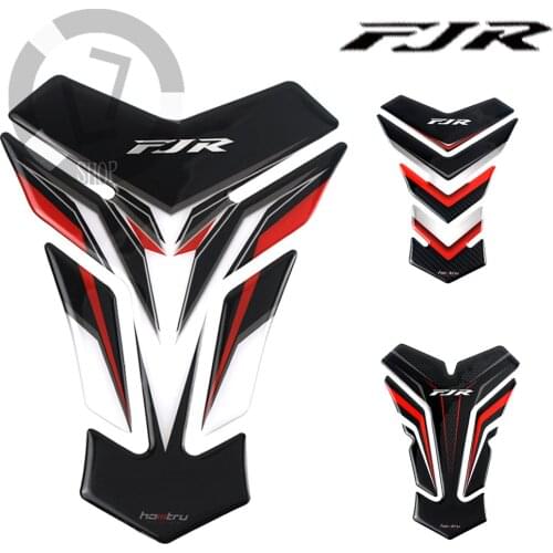 With FJR logo for Yamaha FJR 1300 FJR1300 a 3D ABS tank pad protector for motorcycle decal stickers