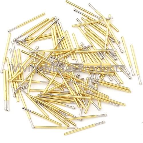 Convenient And Durable Spring Test Probe P160-D2 Metal Brass Test Probe 100 / PCS Test Probe Sleeve Length 24.5mm Spring Probe