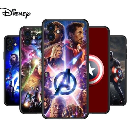 Silicone Cover Avengers Captain America For Apple IPhone 12 Mini 11 Pro XS MAX XR X 8 7 6S 6 Plus 5S SE Phone Case