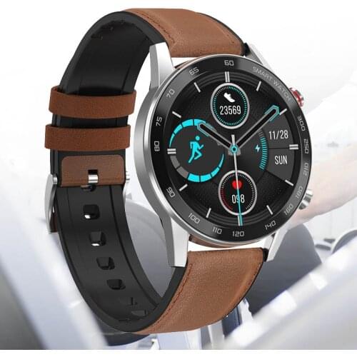 Smart Watch IP68 Waterproof ECG Bluetooth Call Blood Pressure Heart Rate Music Control Fitness Tracker Smartwatch Android IOS
