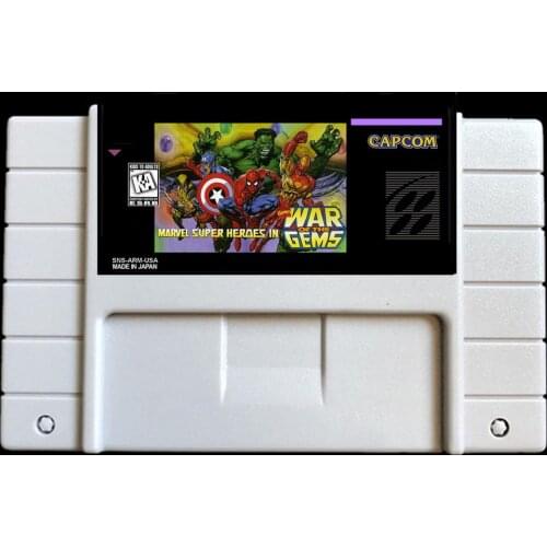 Marvel Super Heroes in War of the Gems USA NTSC version 46 pins Video games card NTSC version for Retro Video games Console