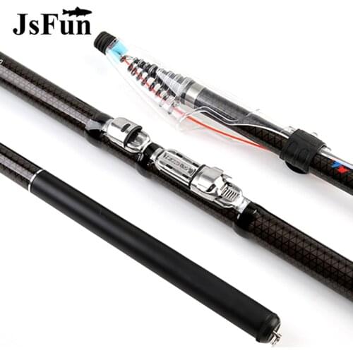 2.7M 3.6M 4.5M 5.4M 6.3M Carp Fishing Rod Feeder Hard Carbon Fiber Telescopic Fishing Rod Rock Fishing Pole YG71