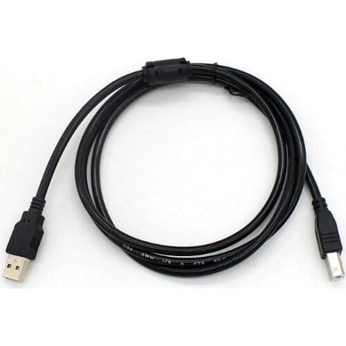 USB 2.0 printing cable 3 meters black nickel plated head A-B printer data cable Data cable
