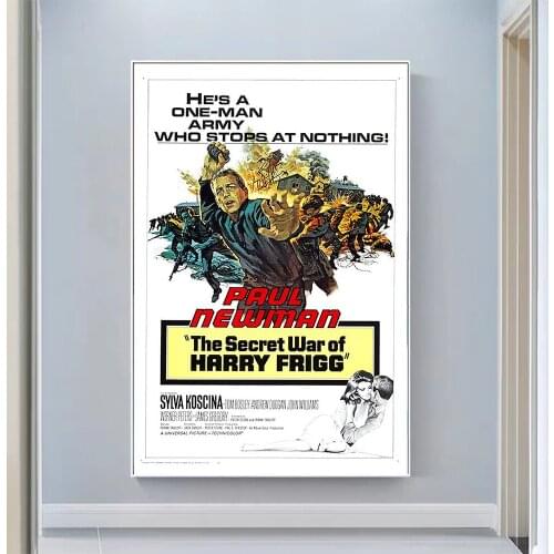 V0736 The Secret War of Harry Frigg Vintage Classic Movie Wall Silk Cloth HD Poster Art Home Decoration Gift