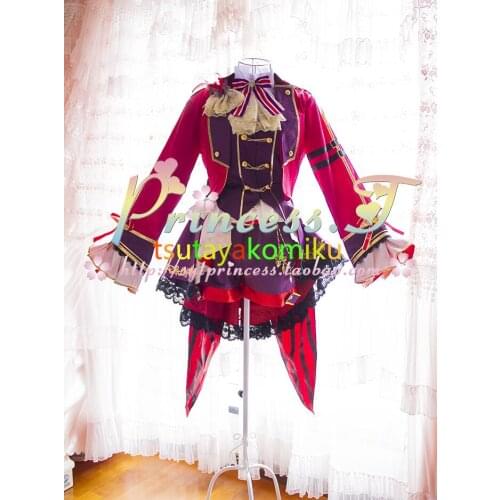 High Quality Miyamoto Frederica cosplay costume Miyamoto Frederica Red dress