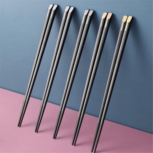 10 pair Chinese Chopstick Non-Slip Chopsticks Food sticks Chop Sticks Reusable Japanese Tableware Gift Eco-friendlyKitchen Tools