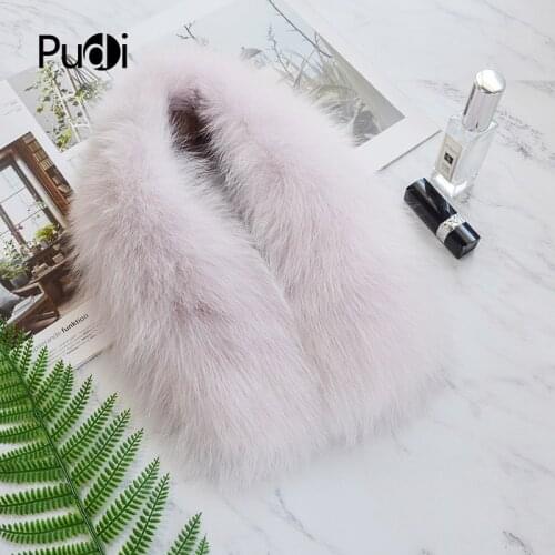 Aorice SF830 Women Winter Real Fox Fur Scarf New Natural Fox Fur Scarves Rings Shawls Poncho Wraps