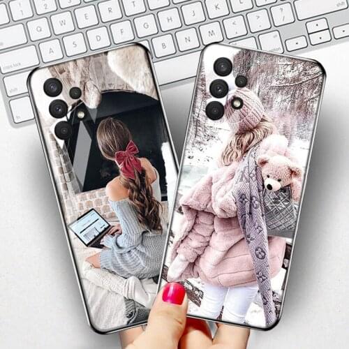 Tempered glass Coque For Samsung A12 Case For Samsung Note 20 Ultra A32 A20S A30 A31 A40 A41 A50 A51 A52 A70 A71 A72 A21S Cover