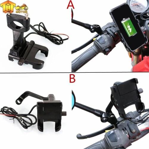 Motorcycle Bicycle Mobile Phone Holder Aluminum Bike Handlebar Stand Mount Bracket Bike Mount Phone Holder For iPhone GPS DE3