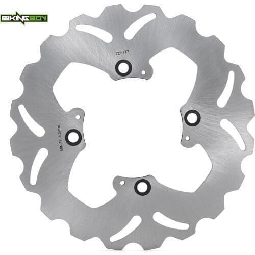 BIKINGBOY Rear Brake Disc Rotor Disk Bonneville 1200 Bobber / Black Speedmaster 1819 20 21 T120 16-21 Bonneville 900 T100 17-21