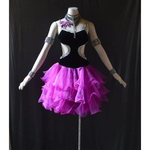 KAKA-NL15126,Women Dance Wear,Girls Latin Dress,Salsa Dress Tango Samba Rumba Chacha Dress,women dance dress