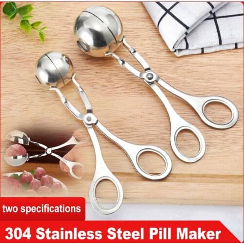 Kitchen Convenient Meatball Maker 304 Stainless Steel Stuffed Meatball Clip DIY Fish Meat Rice Ball Maker Meatball Mold Tools