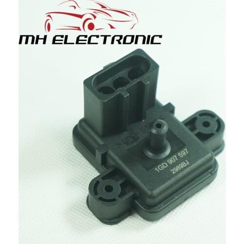MH ELECTRONIC 1GD907597 NEW Manifold Abosolute Boost Pressure Sensor For Volkswagen VW Jetta 4686181 4686485 5234971 MAP Sensor