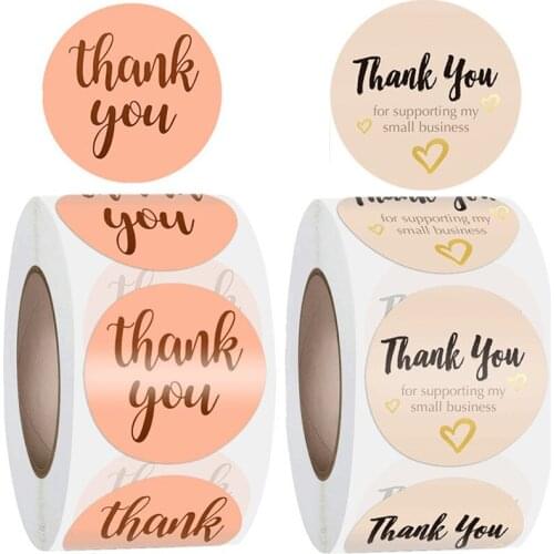 1.5/2 Inch Round Thank You Sticker Sealing Sticker Baking Sticker Birthday Gift Wedding Party Sticker Envelope Sealing Sticker