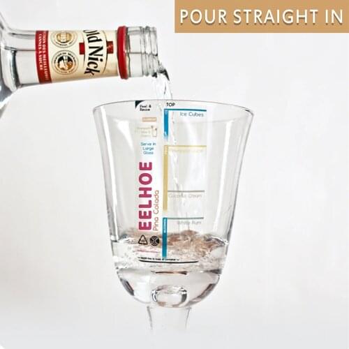 Newly Beverage Proportions Scale Stickers Multifunctional Bottle Cup Measuring Stickers for Home Kitchen Bar