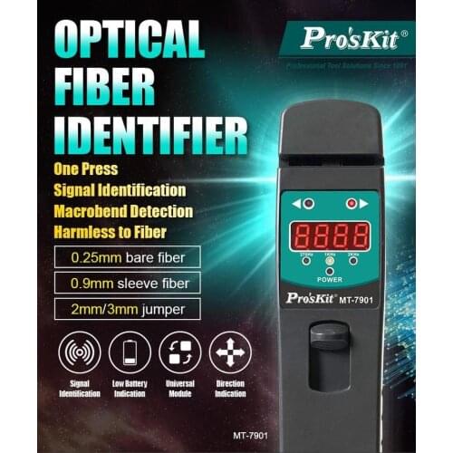 Proskit MT-7901C optical fiber signal identification instrument, fast identification direction finder, all-round test instrument