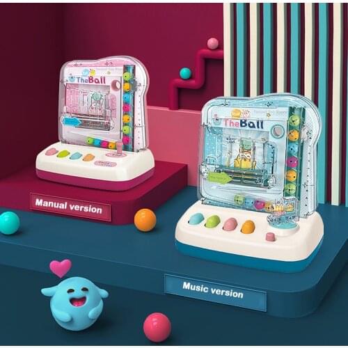 Adventure Game Educational Toys Math Toys Rainbow Ball Game Color Matching Early Education Puzzle Child Roll The Ball Game