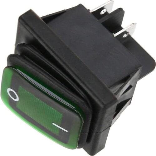 Waterproof Rocker Switch With Light 12V/24V/220V 1pc 2 Gears 4 Feet Fits For Many Car Motorcycle Boat Some Machine