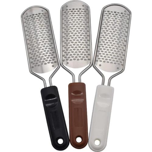 1pc Stainless Steel Foot Rasp Scraper Callus Foot File Pedicure Tools Dead Skin Remover Feet Blade Replaceable Foot Care Brush