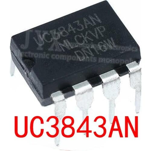 10PCS UC3843AN DIP8 UC3843A DIP UC3843 3843AN DIP-8 UC3843B UC3843 new and original IC