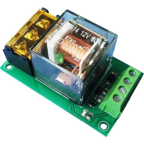 12V/24V relay module 80A/photoelectric optocoupler isolation high and low level switch trigger high power and high current