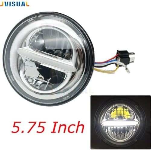 5.75'' LED Headlight For Street XG500 Iron Low XL883 Dyna Sportster V-Rod Night FLSTSE Triumph Rocket 5.75 Inch Headlamp