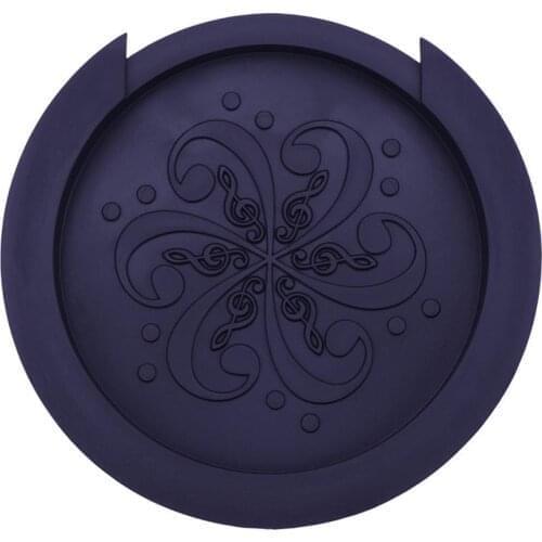 Soundhole Cover Silicone Sound Hole Cover Block Weak Sound Buffer Plug Acoustic Classic Folk Flanger Parts & Accessories