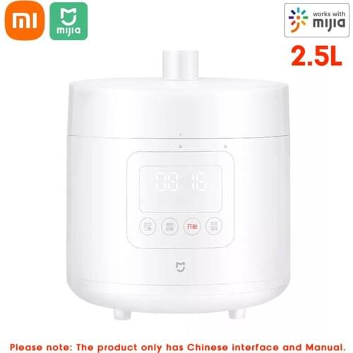 Xiaomi Mijia Smart Electric Pressure Cooker 2.5L APP Control Instant One-Touch Pressure Pot Rice Cooker/Steamer/Slow Cooker 220V