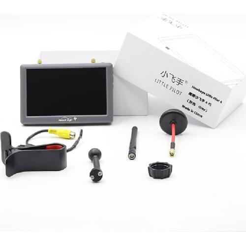 Hawkeye Little Pilot 4 FPV Monitor 5.8G 48CH 5 inch Highlight HD Receiver Low Latency w/ Video Recorded for FPV RC Quadcopter