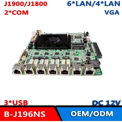 Intel Baytrail J1900 6*I211AT LAN Firewall ITX Motherboard For Pfsense Network Security Router