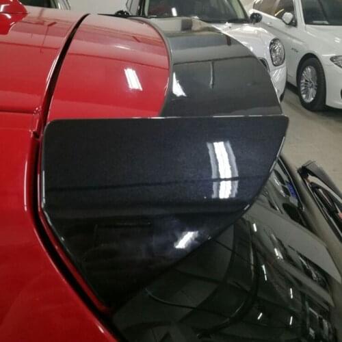 Use For Bmw F20 116 118 120 125 Spoiler ABS Plastic Carbon Fiber Look Rear Trunk Wing Car Body Kit Accessories