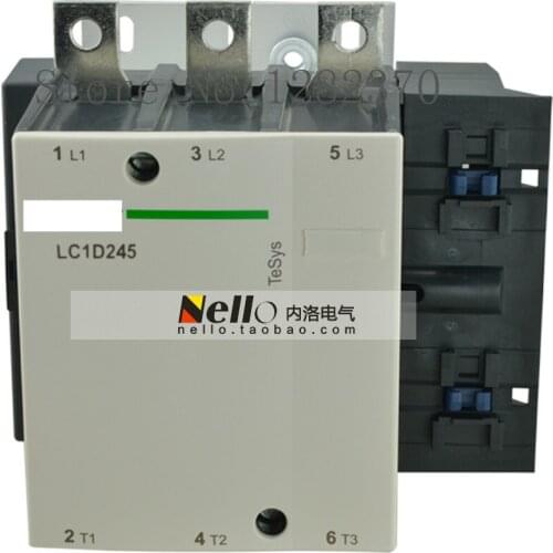 [ZOB] Authentic original contactor AC contactor LC1D245F7C/Q7C/C7C/M7C/B7C/E7C AC24V/36V/48V/110V/220V/380V load 132KW