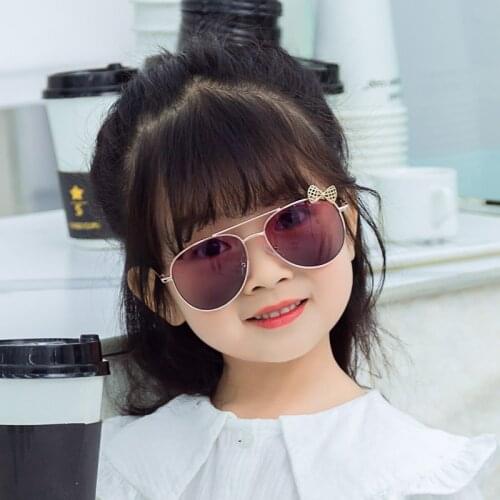 Classic Children Metal Sunglasses Anti-reflective Mirror Fashion Boys And Girls Round Glasses Kids Vintage Sun Glasses Uv400