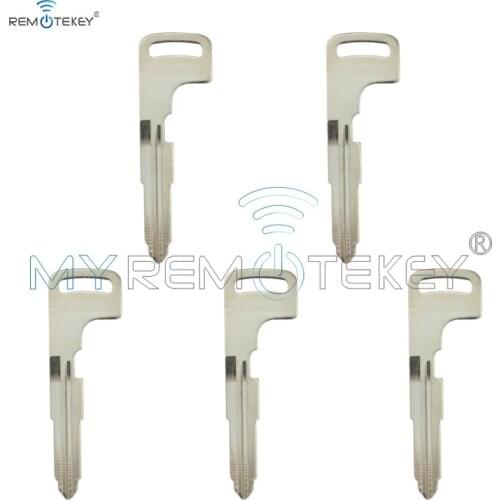 Remtekey 5pcs Smart emergency key blade uncut blade For Mitsubishi Lancer 2008 2009 2010 2011 2012