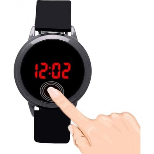 Fashion Men Watches Simple LED Electronic Touch Screen Digital Business Watch Wristwatch For Daily часы женские наручные