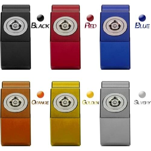 Orange Motorcycle Lock Anti Theft Bicycle Handlebar Grip Lock for Scooters ATV