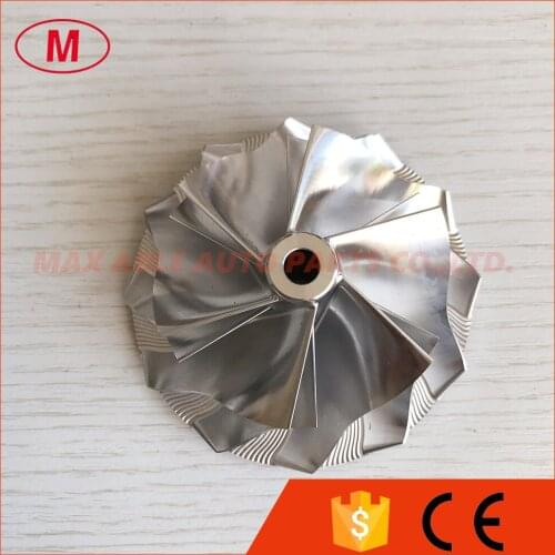TD05 reverse 6+6 blades 58.25/78.00mm turbocharger milling/aluminum 2618/billet compressor wheel