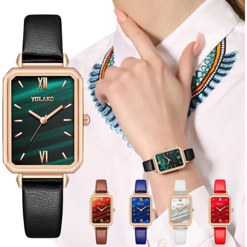 Женские прямоугольные часы SHU ER China At AliExpress