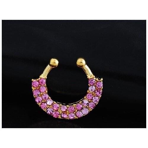 Alloy Nose Hoop Nose Rings Body Piercing Jewelry Non Piercing Hanger Clip On Jewelry