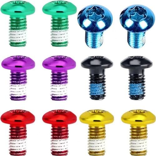 12Pcs GIYO T25 M5x10 Bicycle Disc Screws Brake Rotor Bolts High Precision Durable Small Portable for Road Mountain Bike