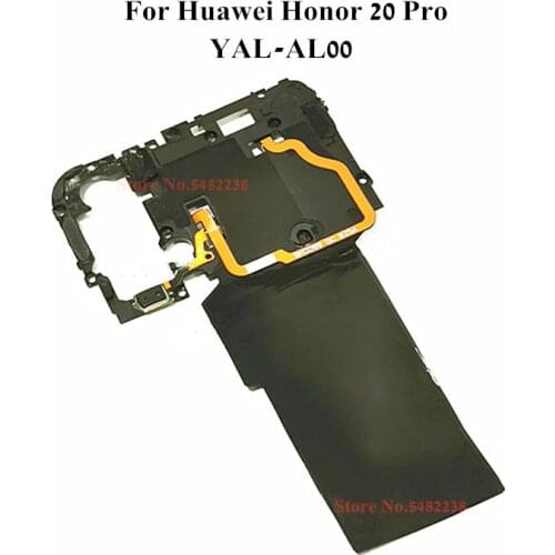 100% Original Motherboard Cover For Huawei Honor 20 Pro YAL-AL00 NFC WIFI Antenna Cover Main Board Cover Frame For Honor 20PRO